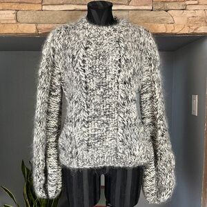 NWOT GANNI Soft Cozy Fisherman Sweater Italy Indie Academia Minimalist Juliard M